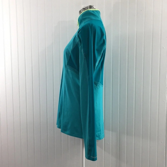 Lululemon Trail Bound 1/2 Zip Blue Tropics Top - Picture 5 of 16